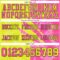 Gradient0683-3 Custom Neon Yellow Pink-Black Authentic Gradient Fashion Scratch Football Jersey