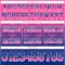 Gradient0757-3 Custom Pink Royal-White Authentic Gradient Square Shape Flag Football Jersey