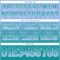 Custom Light Blue Teal-White Authentic Gradient Square Shape Flag Football Jersey