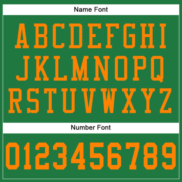 Custom Grass Green Bay Orange Mesh Authentic Football Jersey