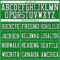 GrassGreen0002-2 Custom Grass Green White-Black Mesh Authentic Football Jersey