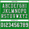GrassGreen0002-3 Custom Grass Green White-Black Mesh Authentic Football Jersey