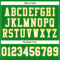 GrassGreen0004-3 Custom Grass Green White-Gold Mesh Authentic Football Jersey