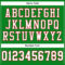 GrassGreen0006-3 Custom Grass Green White-Red Mesh Authentic Football Jersey