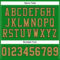 GrassGreen0009-3 Custom Grass Green Old Gold-Black Mesh Authentic Football Jersey