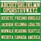 GrassGreen0010-2 Custom Grass Green White-Orange Mesh Authentic Football Jersey