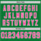 GrassGreen0035-3 Custom Grass Green Pink-White Mesh Authentic Throwback Football Jersey