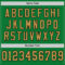 GrassGreen0044-3 Custom Grass Green Old Gold-Black Mesh Authentic Throwback Football Jersey