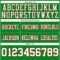 GrassGreen0067-3 Custom Grass Green White-Red Authentic Football Jersey