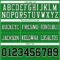 GrassGreen0071-3 Custom Grass Green Black-White Authentic Football Jersey