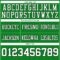 GrassGreen0072-3 Custom Grass Green White-Black Authentic Football Jersey