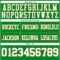 GrassGreen0078-3 Custom Grass Green White-Old Gold Authentic Football Jersey