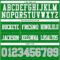 GrassGreen0079-3 Custom Grass Green Gray-White Authentic Football Jersey