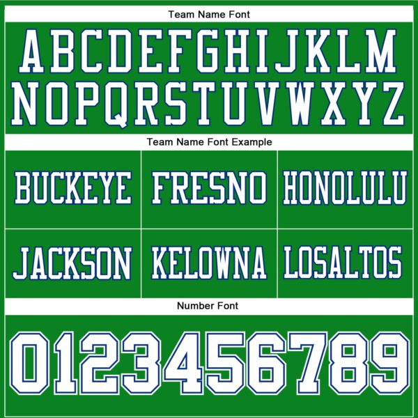 Custom Grass Green White-Royal Authentic Football Jersey