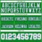 GrassGreen0081-3 Custom Grass Green White-Royal Authentic Football Jersey