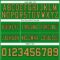 GrassGreen0082-3 Custom Grass Green Old Gold-Black Authentic Football Jersey