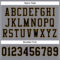 Gray0390-3 Custom Gray Black-Old Gold Mesh Authentic Football Jersey
