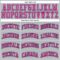 Custom Gray Black Pinstripe Light Blue-Pink Authentic Basketball Jersey