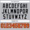 Custom Gray Black Pinstripe Orange Authentic Basketball Jersey