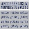 Custom Gray Navy Pinstripe Navy-White Authentic Basketball Jersey