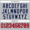 Custom Gray Navy Pinstripe Red-White Authentic Basketball Jersey