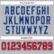 Custom Gray Royal Pinstripe Red-White Authentic Basketball Jersey