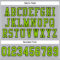 Gray0542-3 Custom Gray Neon Green-Black Mesh Authentic Football Jersey