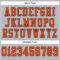 Gray0546-3 Custom Gray Orange-Navy Mesh Authentic Football Jersey