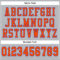Gray0553-3 Custom Gray Orange-Purple Mesh Authentic Football Jersey