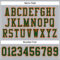 Gray0558-3 Custom Gray Green-Orange Mesh Authentic Football Jersey
