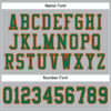 Custom Gray Kelly Green-Orange Mesh Authentic Football Jersey