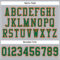 Gray0559-3 Custom Gray Kelly Green-Orange Mesh Authentic Football Jersey