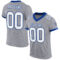 Gray0562 Custom Gray White-Royal Mesh Authentic Football Jersey