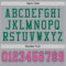 Custom Gray Pink-Kelly Green Mesh Authentic Football Jersey