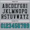 Custom Gray Teal-Black Mesh Authentic Football Jersey