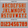 Custom Gray Red-Gold Mesh Authentic Football Jersey