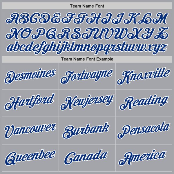 Custom Gray Royal-White Authentic Throwback Basketball Jersey