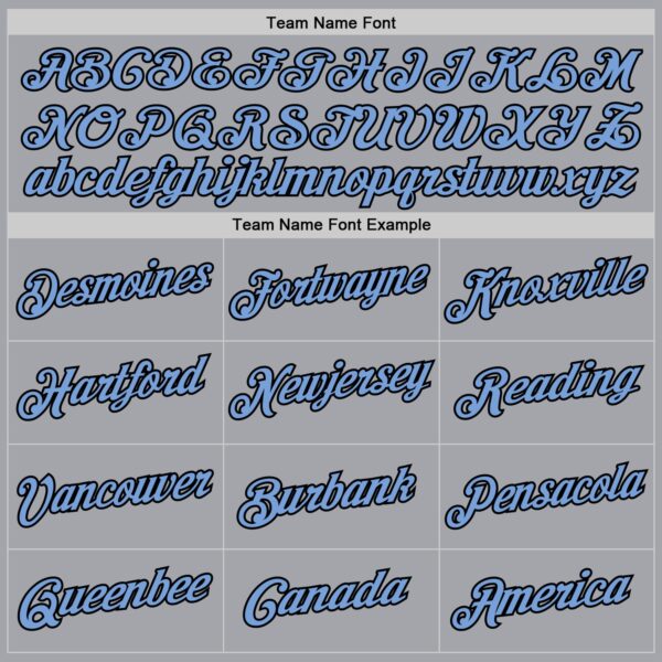 Custom Gray Light Blue-Black Authentic Throwback Basketball Jersey