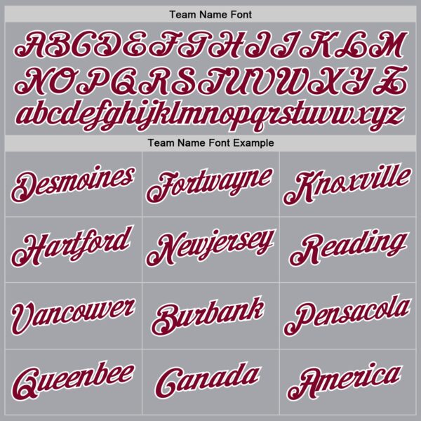 Custom Gray Maroon-White Authentic Throwback Basketball Jersey