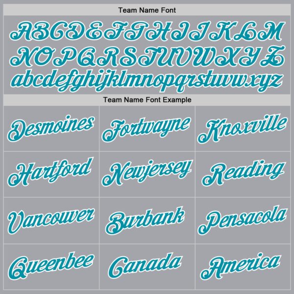 Custom Gray Teal-White Authentic Throwback Basketball Jersey