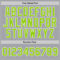 Custom Gray Neon Green-White Authentic Throwback Basketball Jersey