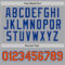 Custom Gray Orange-Royal Authentic Throwback Basketball Jersey