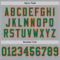Gray1007-3 Custom Gray Kelly Green-Orange Mesh Authentic Football Jersey