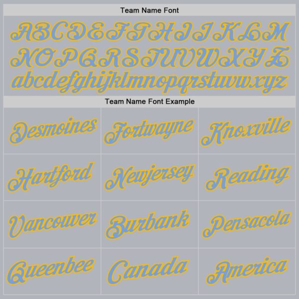 Custom Gray Light Blue-Gold Authentic Throwback Basketball Jersey