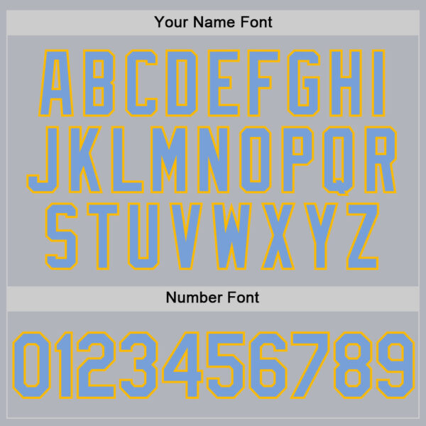 Custom Gray Light Blue-Gold Authentic Throwback Basketball Jersey