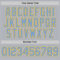 Custom Gray Light Blue-Gold Authentic Throwback Basketball Jersey