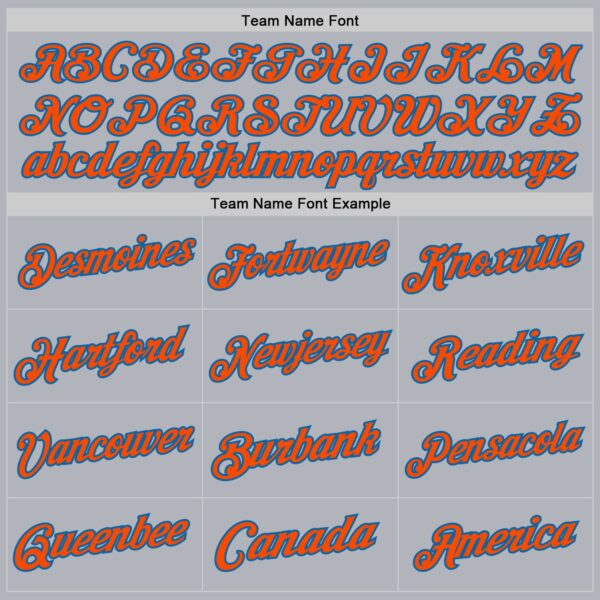 Custom Gray Orange-Light Blue Authentic Throwback Basketball Jersey