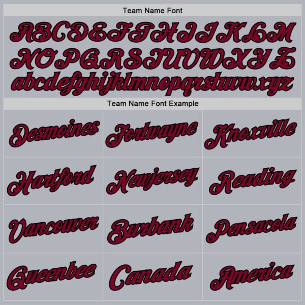 Custom Gray Maroon-Black Authentic Throwback Basketball Jersey