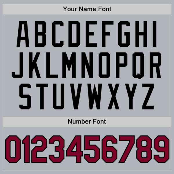 Custom Gray Maroon-Black Authentic Throwback Basketball Jersey