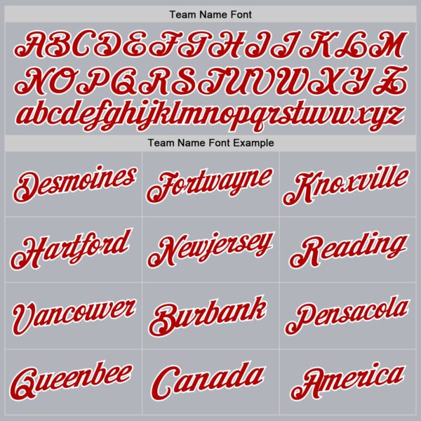 Custom Gray Red-White Authentic Throwback Basketball Jersey